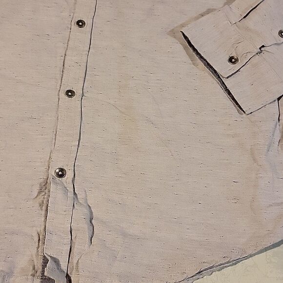 Burnside Button Down Shirt/Top sz X-Large - Picture 3 of 5